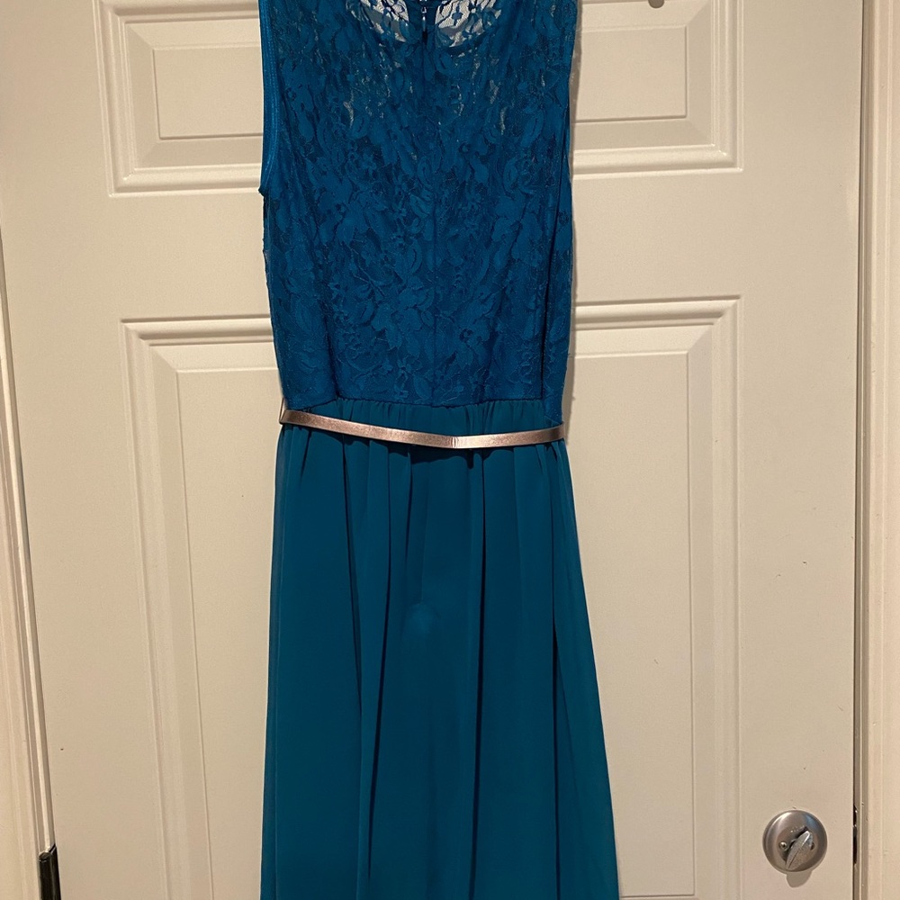 AB studios women’s cocktail dress in teal